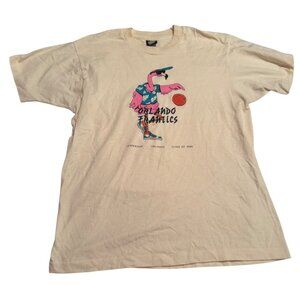Vintage Screen Stars Best Orlando Flamingos Basketball T-Shirt L 1990 Leadership